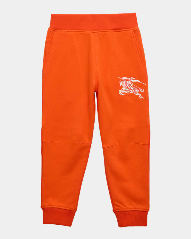 Boy's Gordon Equestrian Knight Design Embroidered Joggers, Size 3-14